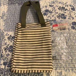 ThirtyOne Twice As Nice Tote in Olive Twill Stripe